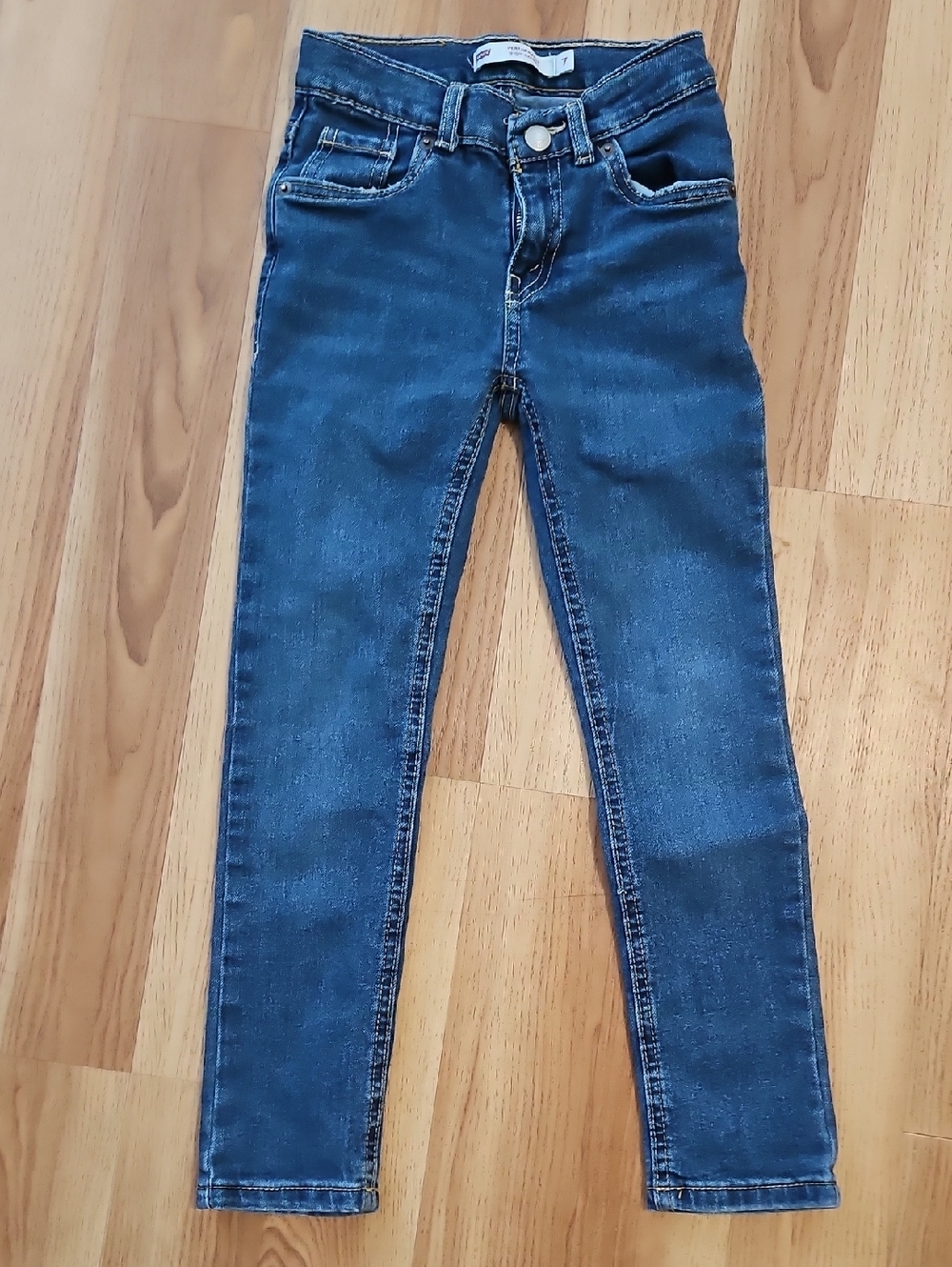 Boys Levis Dark Blue Skinny Jeans
